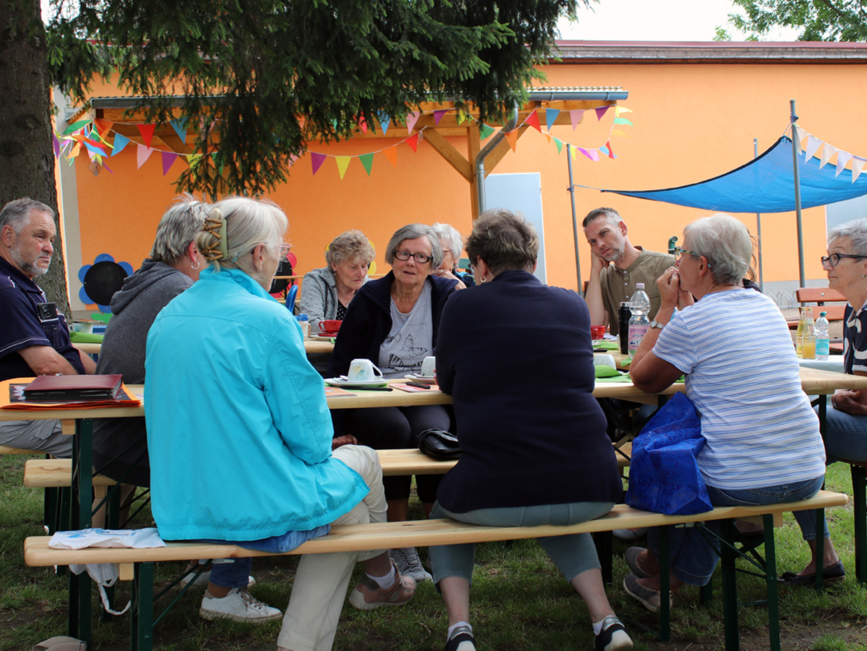 Erzählcafé am 20.6.2024 (Foto. Anne Baumann)