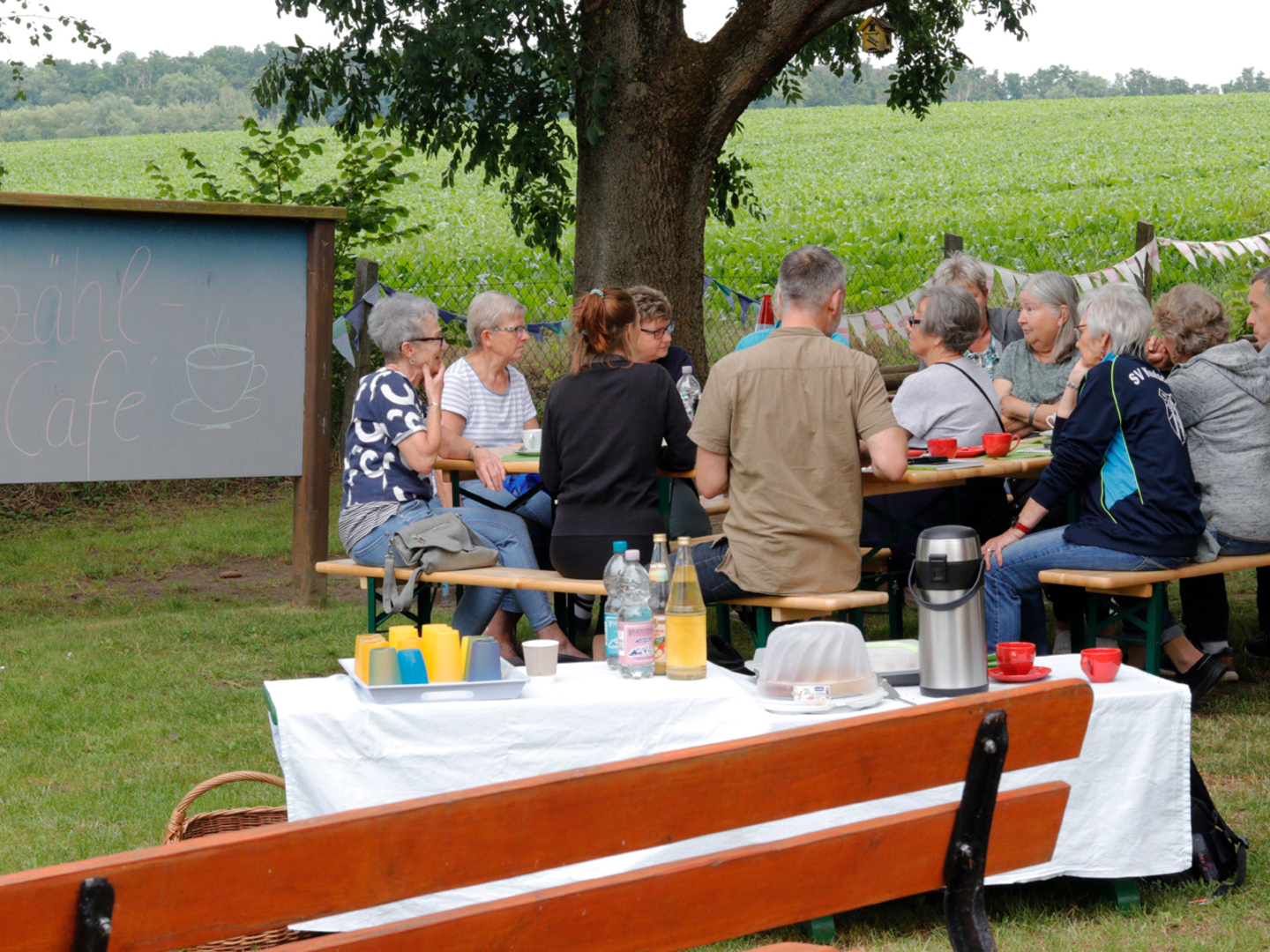 Erzählcafé am 20.6.2024 (Foto. Anne Baumann)