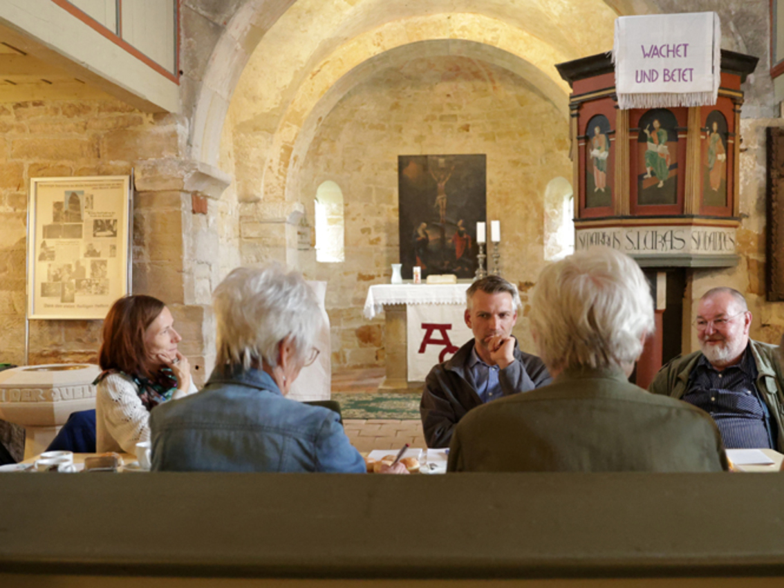 Erzählcafé am 3.5.2024 (Foto. Anne Baumann)